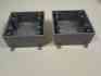 E9802 Pvc 2 Boxes Carlon Holes Gang Lot Wet Location Electrical