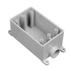 E980ffn-ctn Carlon Pvc Single Gang 034481048947