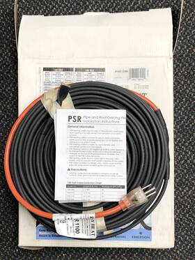 Psr1100 Easy Heat 100 Ft. Self Regulating Heating Cable For Water Pipe Roof