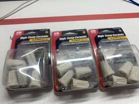 19-004cer Ecm Industries Gardner Bender Ergonomic High Temperature Ceramic Wire Conn. 3 Packs