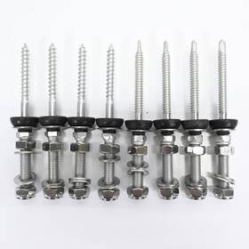 Ejot Ja3-sb-3-8.0 X135/m10x5 8 Qty Solar Fastener Ja3/jt3-sb-3-8.0 4 Wood And Metal Tap
