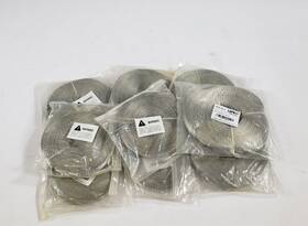 Bs-met-050-50 Electriduct Lot Of 8 Tinned Copper Metal Braided Sleeving 1/2 Inch X50ft