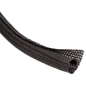 F6-025-200-bk Electriduct F6 Wrap Around Braided Sleeving- 1/4 Inch X 200ft- Black