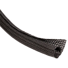 F6-150-10-bk Electriduct F6 Wrap Around Braided Sleeving 1.5inch X 10ft Black