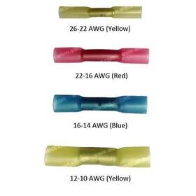 Hs-hp-bc-22-yl-10 Electriduct Heat Shrink Butt Connectors -