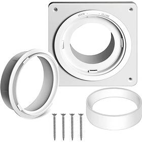 Dryer001 Elemony Dryer Vent Wall Plate With Quick Connect Connector Kit Covers Fit