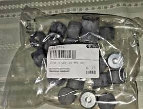 Dva5-20-15-m6-40 Elesa New Lot Of 20 Vibration Isolator M8 30mm Rubber Spacer