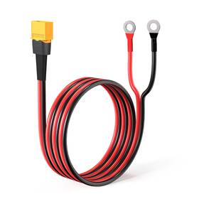 Xt60m-o-10-5 Elfculb Xt60 To O Ring Terminal Cable 10awg 5ft Male