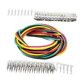 Ek1963 Esooho 100pairs 18-24awg Male And Female Wire Pins Connectors For 4.2mm Pin