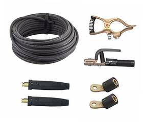 2-mpc-1 Excelene Tweco Welding Lead Package 100ft - 1/0 Cable Electrode Holder Ground Clamp Lugs