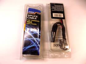 Sct-4 Exide Two 2 Battery Splice Repair Cable 4ga Top Post Wires Nip
