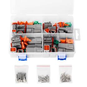 Zh-0068-3-n Exqutoo 150pcs Dt Deutsch Connector Kit 2 3 4 6 Pin Waterproof Series A