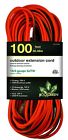 Gg13700 Extension 3 Gogreen 16 Power Cord Outdoor 100ft Lighted Orange Sjtw