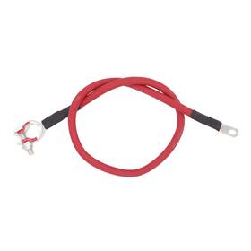 4bcr12in14ttpp Fast & Quiet 4 Awg Battery Cable With Terminals Pure Copper Wire Automotive Pow