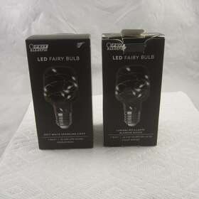 Feit Electric 017801990287 Fy/np/sw/led Mini Cylinder Fairy Led Bulb Soft White 1 Watts Lot Of 2