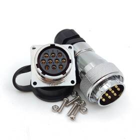Ip67 Forttar Wf28 10 Pin Waterproof Connector Wire Power Cable Aviation Electrica