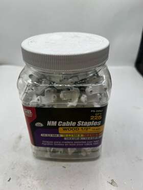Ps-225j Gardner Bender 032076044671 Qty 1 1/2 Inch W Plastic Insulated Cable Staple Fast Shipping