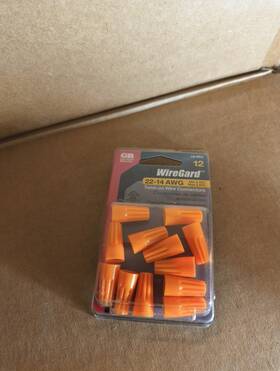 19-003 Gardner Bender #19-003 Wiregard Twist-on Wire Connector Orange 12/pk. New