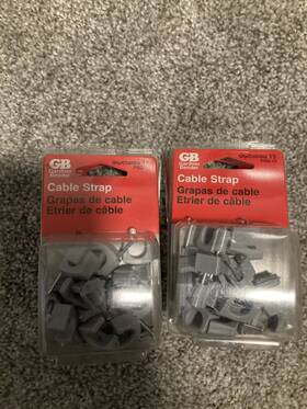 Psg-15 Gardner Bender Cable Strap 7/16 Inch 4 Packs