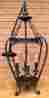 Ge5204se Genova Quoizel Hammered Bronze Copper Exterior Foyer Entry Light Fixture Ceiling 611728103753