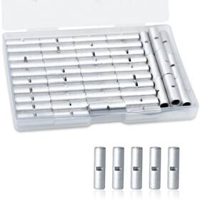 Gephynm Gp-butt-bn2.5-100p 100pcs Non Insulated Butt Connectors - 16 To 14 Awg Wire For Auto