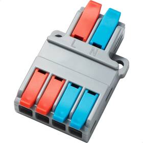 Gkeemars 735279550269 10pcs Lever Wire Connectors Quick Disconnect Kit Cable Clamp Term Inch