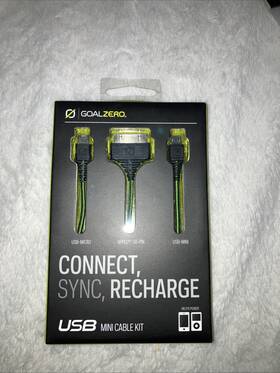 95003 Goal Zero Usb Mini Cable Kit For Power Banks- 3 Pieces