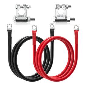 Gb051606 Gopayia 6 Awg Battery Cable Gauge Wires With 5/16 Terminals Power Inverter