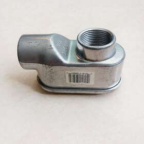 E204093 Halex 204093 Service Entrance Elbow 90 Deg 3/4 Inch Slb Rigid Aluminum Vol3.8 Cu