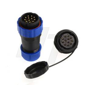 14aw Hangton Connect 058605833106 He29 12 Pin Connector Power Waterproof Ip68 Circular Male Female
