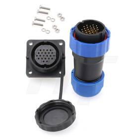 Ip68 Hangton Connect 070819112853 He29 22 Pin Waterproof Connector Industrial Power Plastic Circul