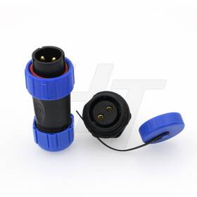 He21 Hangton Connect 150933968102 2 Pin Connector 30a 500v Cable Male Plug Panel Mount Socket Led