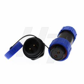 He21 Hangton Connect 813059510187 2 Pin Waterproof Connector 500v/30a Quick Disconnect Female Cab