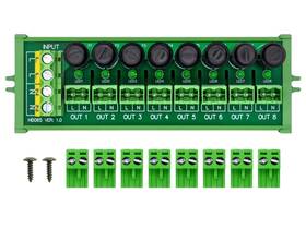 24-250v Hcdc Hd065 Screw Mount Ac 8 Channel Pluggable Top Wiring Terminal Block Power Di
