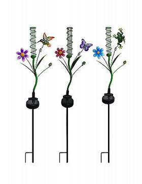 241584 Headwind Consumer Products Four Seasons Solar Rain Gauge Stake Light 12
