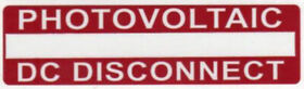 596-00238 Hellermann Tyton Photovoltaic Dc Disconnect Labels 596-00238 Hellermann Tyton Photovoltaic Dc Disconnect Labels