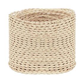 Hel-us-008 Helunsi 32.8ft Twisted Cloth Covered Wire - 32-13/16ft Champagne Gold