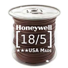 4713 Honeywell 18/5-tw Genesis 18 Awg 5c Brown Copper Conducting Thermostat Wire