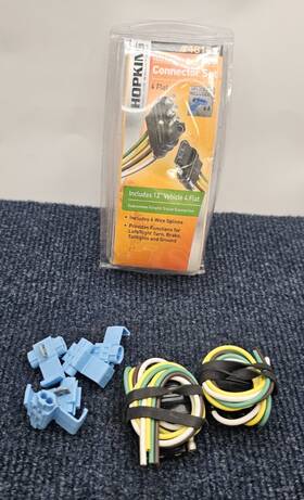 48165 Hopkins Qty 5 12 Inch Vehicle And Trailer End 4-wire Flat Connectors 48165 Hopkins Qty 5 12 Inch Vehicle And Trailer End 4-wire Flat Connectors