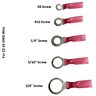 Hs-hp-rt-6.4-rd-100 Electriduct Heat Shrink Ring Terminals With Adhesive