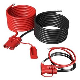 Tuc1214-1 Huatol 24 Ft Quick Disconnect Winch Power Cable 4 Gauge Awg Copper Wiring