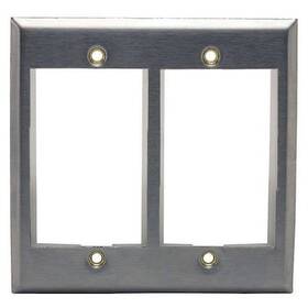 Imss2 Hubbell Premise Wiring Istation Plate Gray 6u