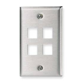 Ssf14 Hubbell Premise Wiring Wall Plate 3 Port