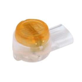 86-955 Ideal Uy2 Yellw Idc 2wire Butt Splice Jellybean 100 Clam