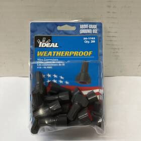 30-1162 Ideal Industries Weatherproof Wire Connector Qty 20