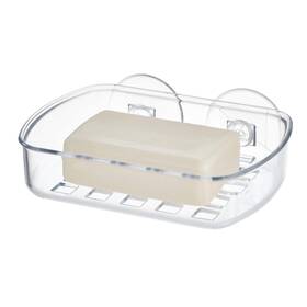 19600 Idesign Bpa-free Plastic Suction Bar Soap Dish - 5.25 Inch X 4 2 Clear