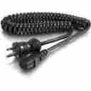 Iec320c13 48064 Cables To Go C2g 4ft 18 Awg Coiled Hospital Grade Power Cord Nema 5-15p Blac 757120480648
