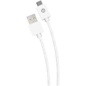 Ien-bc10c-wt Iessentials Charge And Sync Braided Usb-c To Usb-a Cable 10ft