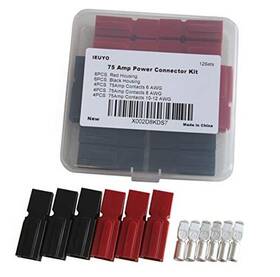 22010019 Ieuyo 75amp Power Connectors Kit Quick-disconnect Terminals And Battery Cable