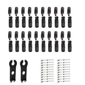 Mc4-1000v-30a-box Igoye 20 40pcs Solar Panel Connector Pv Kit Ip67 Waterproof With Spanners S